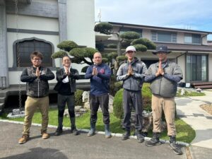 浜松市中央区の真南寺様からの剪定依頼