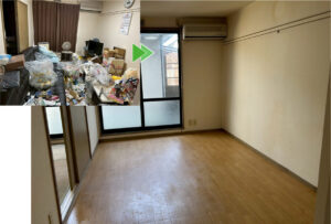 アパートの遺品整理
