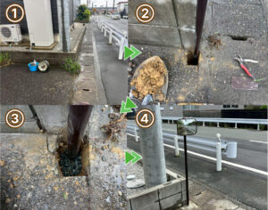 ポールミラーの設置