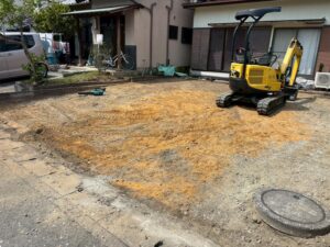 整地作業後
